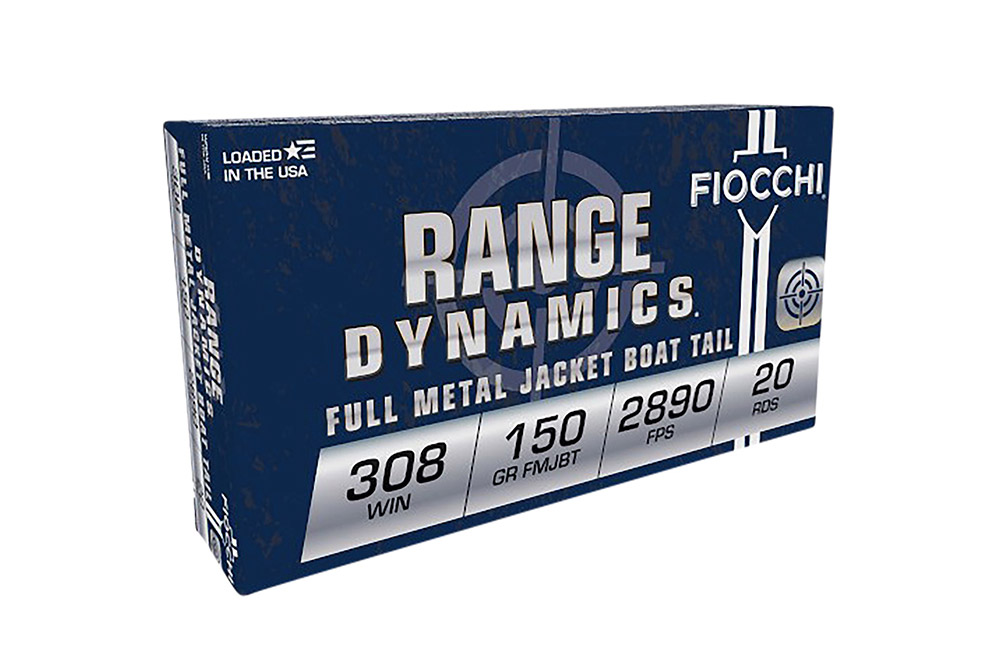 Fiocchi Range Dynamics .308 Win 150gr FMJBT
